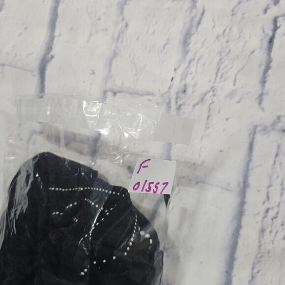 Jodi Kristopher WOMENS SIZE SMALL Black Ruffles Stretch Dress VINTAGE MADE USA - Picture 10 of 10